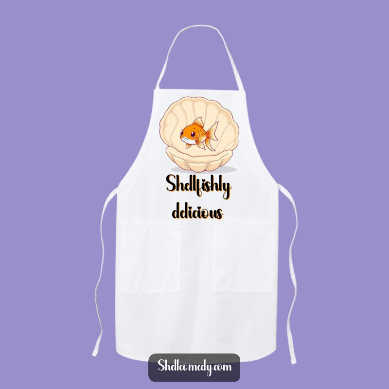 Funny Goldfish Chef Apron: Hilarious Kitchen Wear, Perfect Funny Gift