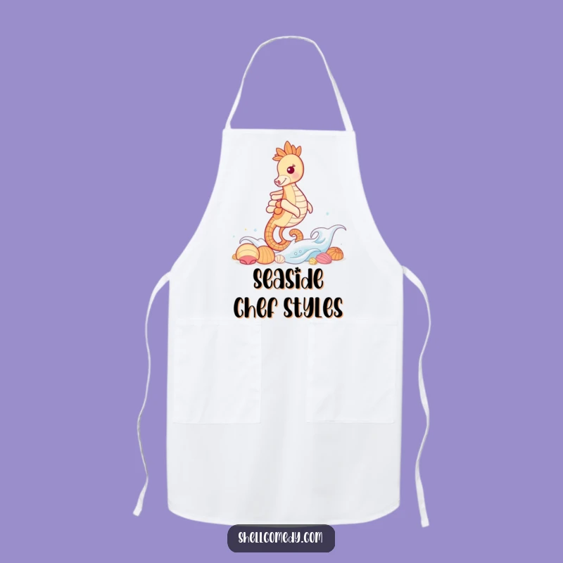 Funny Seahorse Chef Apron: Hilarious Kitchen Wear, Perfect Funny Gift