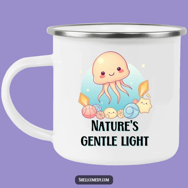 Funny Jellyfish Campsite Mug: Hilarious Outdoor Calm Gift, Perfect Funny Gift