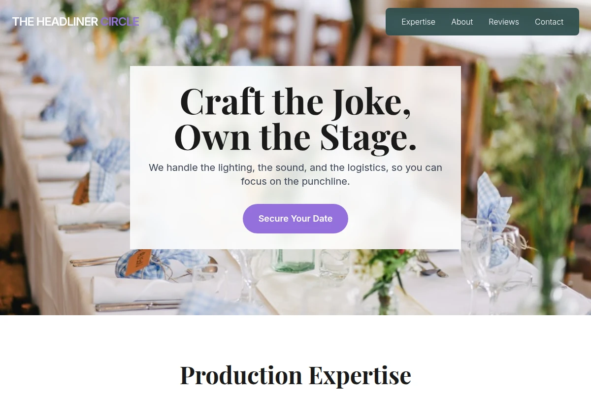 Stage Event Planning