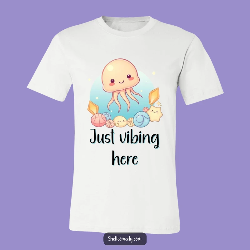 Funny Jellyfish Shell T-Shirt: Hilarious Deep Sea Tee, Perfect Funny Gift